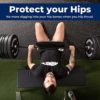ABMAT Hip Thrust Pad Booty Glute Bridge Butt Workout, Protective Extra Thick pad for Barbell Weightlifting - Image 4