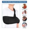 Arm Sling with Release Buckle Design, Breathable Medical Arm Support Shoulder Immobilizer for Broken Fractured Arm, Elbow and Shoulder, Adjustable Rotator Cuff Shoulder Sling for Left or Right Arm - Image 3