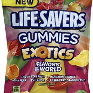 LIFE SAVERS Exotics Gummy Candy, 7 oz Bag