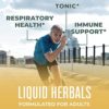USDA Organic Respiratory Health Liquid Drops with Mullein Leaf, Marshmallow Root & Elderberry | Sinus Relief and Lung Cleanse Tonic Herbal Blend | Immune Support | Non-GMO | Vegan | 1 Fl Oz - Image 2