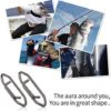 GOTRAYS High Strength Fishing Clips, Power Fishing Clips Stainless Connector Snaps Swivels Tackle for Freshwater Saltwater Fishing, Stainless Steel Fishing Quick Clips Lure Quick Change, LMS/50Pcs/box - Image 6