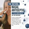 Nasomin® Nasal Iodine - Nasal Antiseptic, Sanitize Your Nose from Germs - Use Daily for Germ Defense - Iodine + Fulvic Acid Blend -150+ Uses Per Bottle - Image 2
