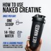 Pure Creatine Monohydrate – 100 Servings - 500 Grams, 1.1lb Bulk, Vegan, Non-GMO, Gluten Free, Soy Free. Aid Strength Gains, No Artificial Ingredients - Naked CREATINE - Image 5