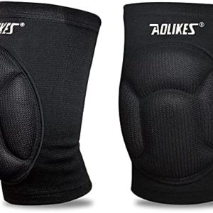 MAIBU Volleyball Knee Pads Thick Sponge Protective Anti-Collision Knee pads Protector Non-Slip Wrestling Dance Knee Pads Support Sleeve for Outdoor Sport (1 Pair)