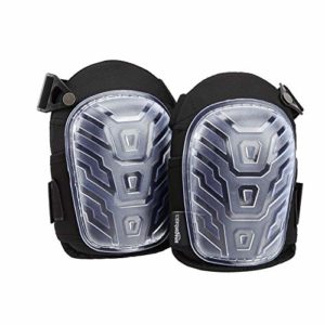 Amazon Basics Professional Gel Cushion Knee Pads - 1 Pair, Clear