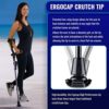 New Generation Ergobaum Ergonomic Crutch/Cane (Single Unit) Single Unit Ergobaum That Acts As a Extra Balance Strong Performance Cane. - Image 6