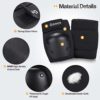 Gonex Skateboard Skate Pads, Elbow Pads Knee Pads with Wrist Guards 3 in 1 Protective Gear Set for Adult Youth Kids in Skateboarding Skating Roller Skating Scooter Cycling Biking Bicycle, Black M - Image 3
