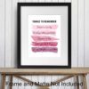 Positive Inspirational Quotes Wall Decor - Uplifting Encouragement Gifts for Women, Girls, Teens, Daughter, BFF, Best Friend - Pink Motivational Wall Art Poster for Home Office, Bedroom, Bathroom - Image 2