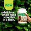 Vega Real Food Smoothie, Wildberry Bliss, Vegan Protein Powder, 20g Plant Based Protein, No Blender Required, Gluten Free, Non GMO, Pea Protein for Women and Men, 1.30 Pounds (14 Servings) - Image 4
