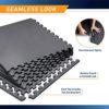 Marcy EVA Foam Interlocking Flooring Mat High Density Non-Slip Tiles for Fitness Equipment, Workout Cushion and Floor Protection - Image 6