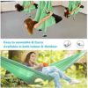 Gonex Aerial Yoga Swing Set, Trapeze Hammock Sling, Antigravity Inversion Ceiling Hanging Include Daisy Chain, Carabiner, Post Guide for Beginners Relax Relieve Back Pain - Image 7