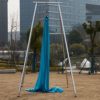 VEVOR Yoga Sling Inversion, 9.6 FT Height Inversion Yoga Swing Stand, Max Capacity 551 LBS Aerial Yoga Frame Inversion - Image 8