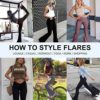 Sundwudu Black Flare Yoga Pants for Women - Soft High Waist Bootcut Leggings Tall & Long Palazzo Pants for Women - Image 3