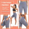 NEW YOUNG Biker Shorts with Pockets for Women High Waisted – 5"/8" Womens Shorts for Workout Yoga Athletic - Image 6