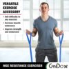 CanDo Multi-Grip 6 Foot Exercise Resistance Band with Hand/Foot Loops for Total Body Workouts, Training, Rehab, Stretching and Therapy - Image 3