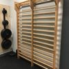ARTIMEX Double Beech Section Stall Bars for Physical Therapy & Gymnastics - Used in Homes, Gyms, Clinics or Fitness Centers - 7 feet, 10 1/2 x 5 feet, 11 inches, Code 216-2F - Image 2