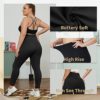 HLTPRO 3 Pack Plus Size Leggings for Women(X-Large - 4X)- High Waist Stretchy Buttery Soft Pants for Workout Running Yoga - Image 5