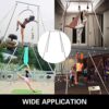 VEVOR Aerial Yoga Frame, 9.6 FT Height Yoga Swing Stand, Max 250kg/551lbs Steel Pipe Inversion Yoga Swing Stand Yoga Rig Yoga Sling Inversion Equipment for Indoor Outdoor Aerial Yoga - Image 8