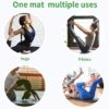 Gymnastics Exercise Mat Thick Tumbling Mats for Home, Yoga Mat Folding Exercise Pad Leather Gym Fitness Mat - Image 6