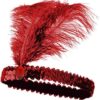 Mrotrida Sequins Feather Headpiece Headband 1920s Carnival Party Headwear for Women Grils - Image 2