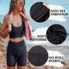 Sundwudu 5 Pack Biker Shorts for Women - 5“ High Waist Soft Spandex Workout Shorts for Yoga Cycling Running Athletic - Image 2