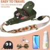 KFXFENQ Sling Bag for Women PU Leather Sling Bag Small Crossbody Sling Backpack Multipurpose Chest Bag for Women Cycling (Green) - Image 2