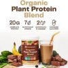 Amazing Grass Organic Plant Protein Blend: Vegan Protein Powder, New Protein Superfood Formula, All-In-One Nutrition Shake with Beet Root, Rich Chocolate, 18 Servings - Image 2
