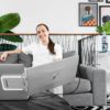 SideTrak Swivel 14” Patented Attachable Portable Monitor for Laptop | FHD TFT Laptop Dual Screen | Mac, PC & Chrome Compatible | Fits All Laptops | Powered by USB-C or Mini HDMI (Light Silver) - Image 9