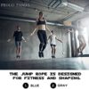 Weighted Jump Rope Workout-1LB Professional Skipping Rope with Adjustable Length and Silicone Comfortable Grips,Heavy Jumpropes Adults Fitness Women Men,Cardio Boxing Endurance Training Exercise - Image 2
