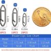 GOTRAYS High Strength Fishing Clips, Power Fishing Clips Stainless Connector Snaps Swivels Tackle for Freshwater Saltwater Fishing, Stainless Steel Fishing Quick Clips Lure Quick Change, LMS/50Pcs/box - Image 4