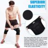 Soudittur Volleyball Knee Pads for Men Women, Thick Sponge Collision Avoidance Warm, Anti-Slip Knee Sleeve, for Football, Yoga, Dance, Work, Gardening(2PCS, Black) - Image 3