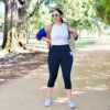 MOREFEEL Capri Plus Size Leggings for Women with Pockets-Stretchy XL-4XL Tummy Control High Waist Workout Black Yoga Pants - Image 3