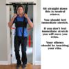 Ultimate Back Stretching Package - Sit and Decompress Back Stretcher with Inflatable Lumbar Pillow (Large Harness No Bar) - Inversion Table Alternative Chiropractor Designed - Image 7