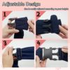 NATUYA Pet Dog Sling Carrier - Dog Sling with Net Bag for Carrier Dogs Cats-Hands Free Pet Bag-Buckle net Pocket pet Bag (Blue Strips) - Image 5