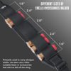 HUNTPAL Non-Swivel Gun Sling 12 Gauge Shotgun Sling No Need Drill Rifle Sling with Anti-Slip Silicone Dot Coating and Ammo Shell Holders, Slip On 2 Point Universal Shotgun Strap with Thumb Loop - Image 4