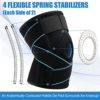 NEENCA Professional Knee Brace for Knee Pain, Adjustable Knee Support with Patella Gel Pad & Side Stabilizers, Medical for Arthritis, Meniscus Tear, Injury Recovery, Pain Relief, ACL,Sports. Men&Women - Image 4
