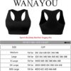 WANAYOU Racerback Sports Bra for Women - Comfortable Sleep Bra Seamless Workout Yoga Bra - Image 5