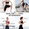 CAMBIVO Biker Shorts for Women with Pockets, High Waist Yoga Shorts, 8" Tummy Control for Running Workout Athletic Shorts - Image 7