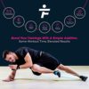 Loop Resistance Bands for Working Out by Flexmate- 5 Resistance Levels Pull Up Assistant Band Set- Latex Fitness Bands for Physical Therapy, Strength, Weightlifting, Crossfit- Workout Guide Included - Image 6