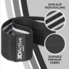 3DActive Fabric Resistance Bands for Legs and Butt. Wide Non-Slip Hip Band Set for Home and Gym Workouts. Exercise Guide and Carry Bag Included - Image 5