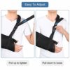 Arm Sling with Release Buckle Design, Breathable Medical Arm Support Shoulder Immobilizer for Broken Fractured Arm, Elbow and Shoulder, Adjustable Rotator Cuff Shoulder Sling for Left or Right Arm - Image 6