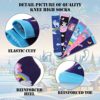 MQELONG 3-12 Year Old Girls Knee High Socks Kids Cute Crazy Funny Animal Pattern Long Boot Socks 6 Pairs - Image 4
