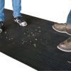 Rubber-Cal - 03_168_W_WR_08 Wide Rib Corrugated Rubber Floor Mat, 3 mm Thick x 4' x 8' Utility Runner, Black - Image 5