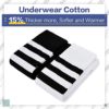 Kayhoma Extra Long Cotton Stripe Thigh High Socks Over the Knee High Plus Size Stockings - Image 3