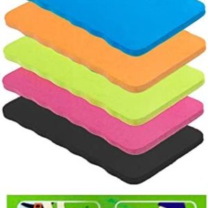 Garden Kneeling Pad Seat Knee Mat Cushion 7 in x 15 in, Assorted Colors, Pack of 4