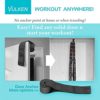 Vulken Wooden Gymnastic Rings with Adjustable Numbered Straps. 1.25'' Olympic Rings for Core Workout, Crossfit, Bodyweight Training. Home Gym Rings with 8.5ft Exercise Straps and Workout Handles. - Image 5