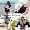 QGGQDD 3 Pack Plus Size 8" Biker Shorts for Women – High Waisted Black Maternity Yoga Shorts (2X 3X 4X) - Image 3