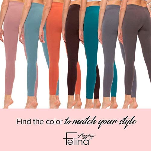 Felina Velvety Super Soft Lightweight Style 2801 Leggings - for Women - Yoga Pants, Workout Clothes - Image 6