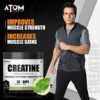 Fett Creatine Monohydrate 100g - 32 Servings | Dope Free | Enhances Performance | Promotes Muscle Gains | Coffee Fusion Flavour (1) - Image 2
