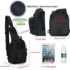 LBlanco Tactical Shoulder Sling Bag Small Outdoor Chest Pack for Men Traveling, Trekking, Camping, Rover Sling Daypack … - Image 4